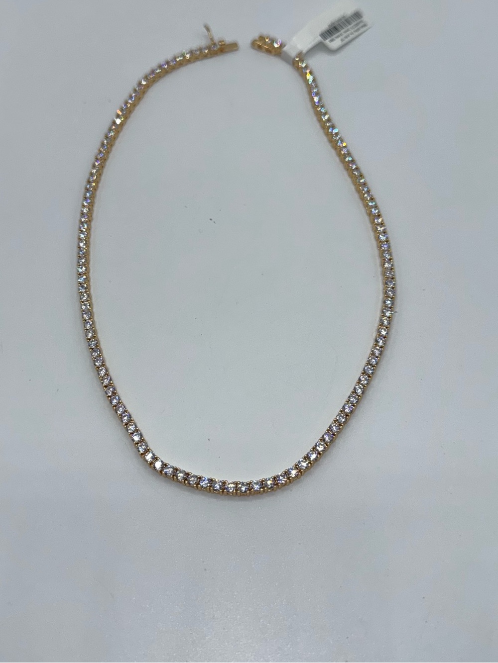 18k 15ct Tennis Necklace - Picture 9 of 12